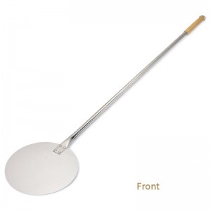 Extra Long 53 inch Round Aluminum Pizza Turning Peel Shovel For Brick Oven Buy Wooden Handle