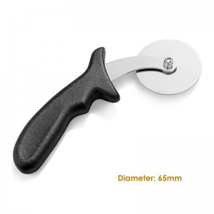 Useful Stainless Steel Pizza Cutter Machine Pizza Slicer With Plastic Handle Easy To Clean